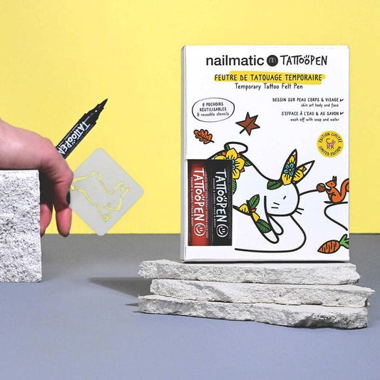 Nailmatic - Bunny Tattoo Pen Set for Kids - Trend Accessories