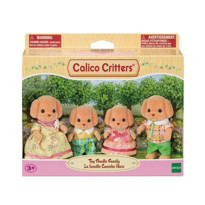 Calico Critters - Calico Critters Toy Poodle Family Collectible Doll Figures - Collectibles