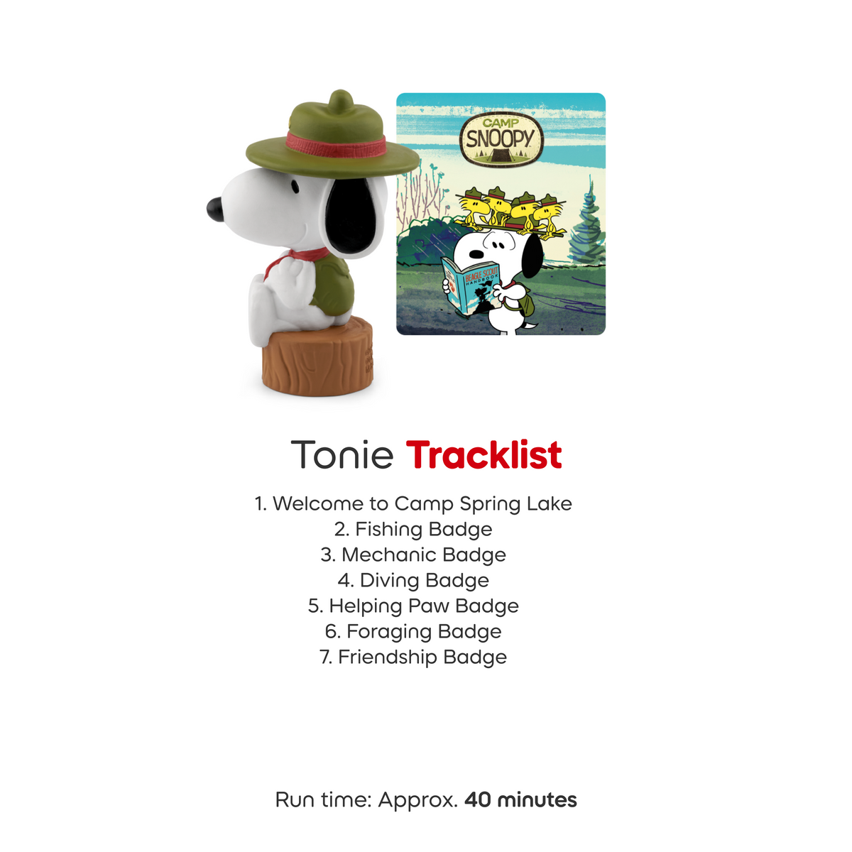 Tonies - Camp Snoopy Tonie - Electronics