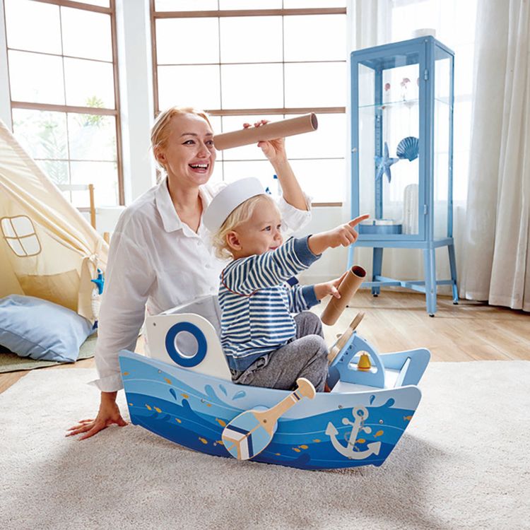 Hape - Captains Rocking Boat - Infants