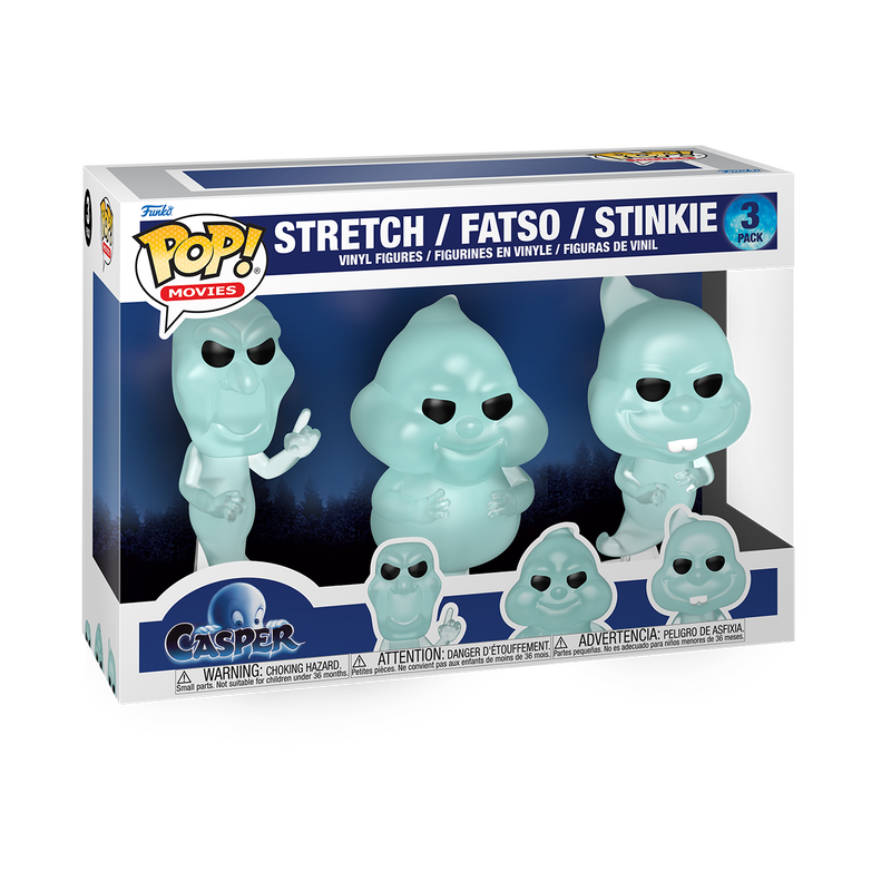 Funko - Casper the Friendly Ghost Pop! Ghostly Trio (30th Anniversary) 3-Pack - World of Funko