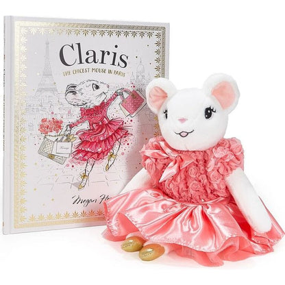 Claris - The Chicest Mouse in Paris™ - Claris The Mouse: The Chicest Mouse In Paris & Pink Plush Book Bundle - Infants