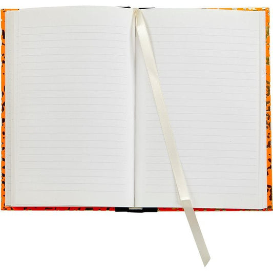 Graphic Image - Composition Notebook in Neon Orange/Gold Leather - Books