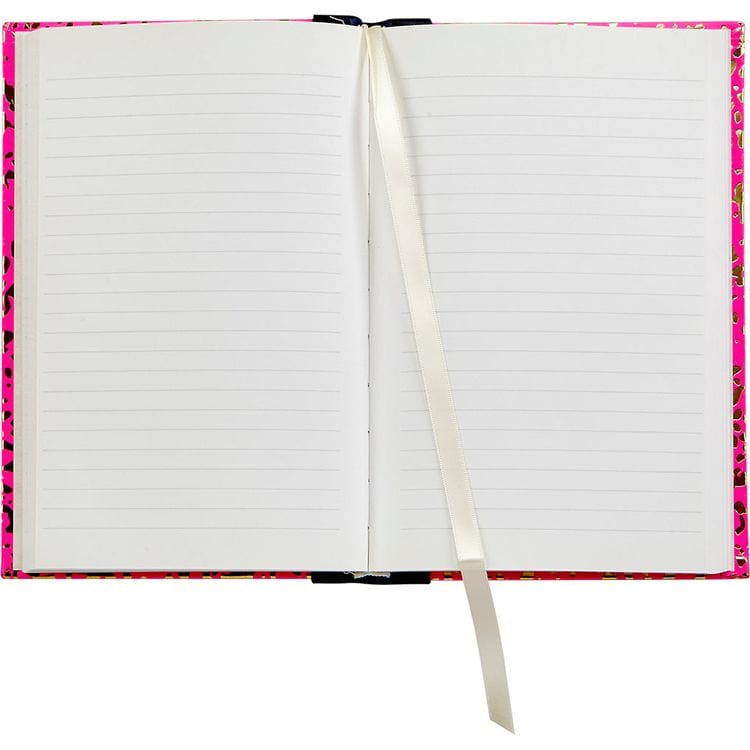 Graphic Image - Composition Notebook in Neon Pink/Gold Leather - Books