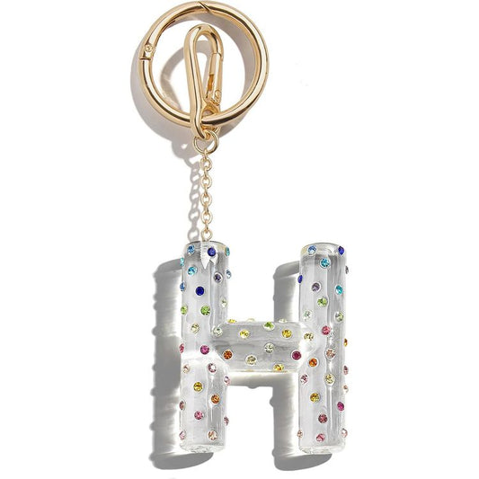 Minibar by BaubleBar - Confetti Initial Bag Charm - H - Trend Accessories