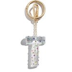 Minibar by BaubleBar - Confetti Initial Bag Charm - T - Trend Accessories