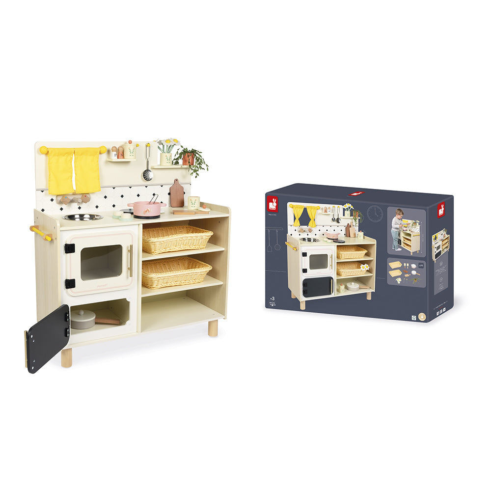 Janod - Cottage Chic Big Cooker Kitchen - Preschool