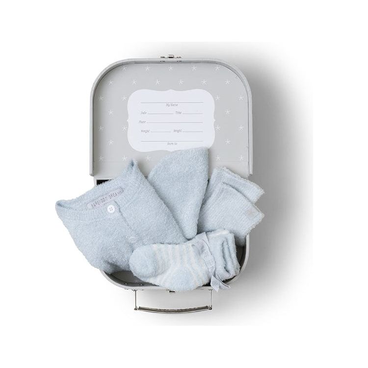 Barefoot Dreams - Cozychic Lite Classic Newborn Set - Blue - Infants