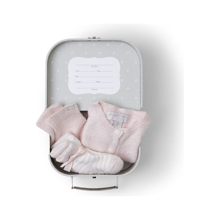 Barefoot Dreams - Cozychic Lite Girls Heirloom Newborn Set - Pink - Infants