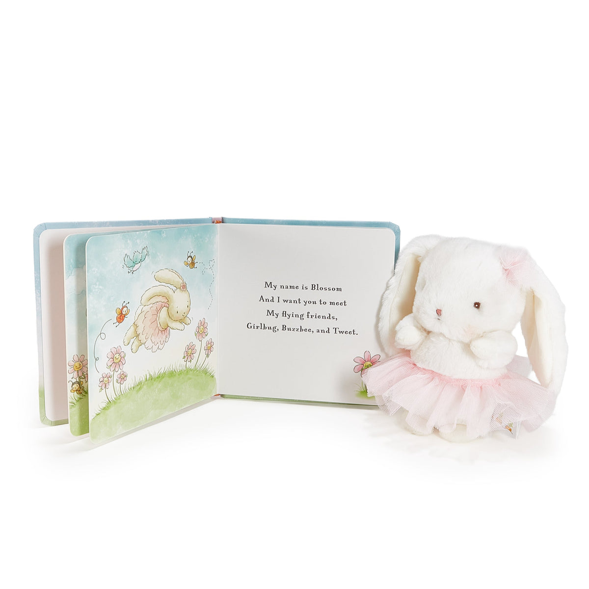 Bunnies By The Bay - Cricket Island Blossom Bunny Book & Plush Bundle - Infants