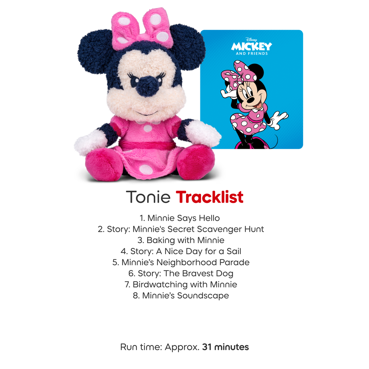 Tonies - Cuddle Tonies: Disney Minnie Mouse - Electronics
