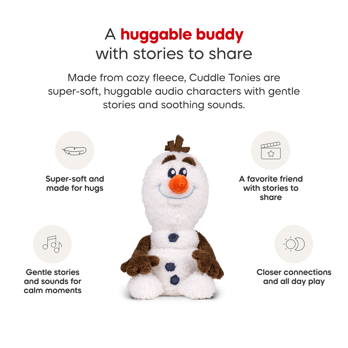 Tonies - Cuddle Tonies: Disney Olaf - Electronics