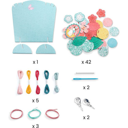 Djeco - DIY Flora Necklace Craft Kit - Creativity
