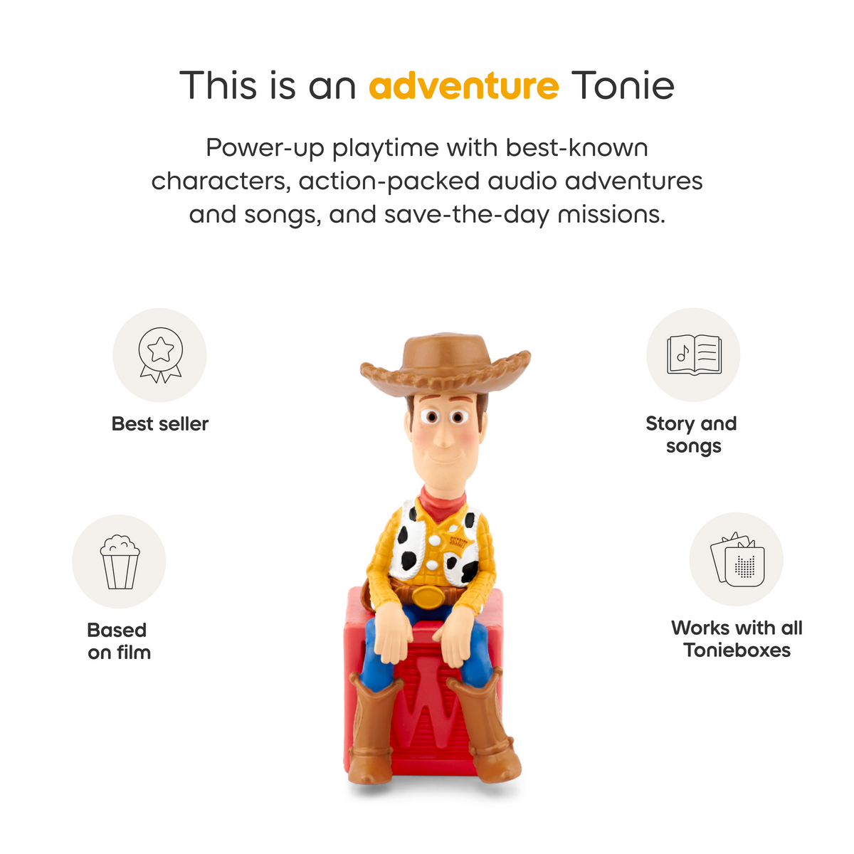 Tonies - Disney & Pixar Toy Story: Woody Tonie - Electronics