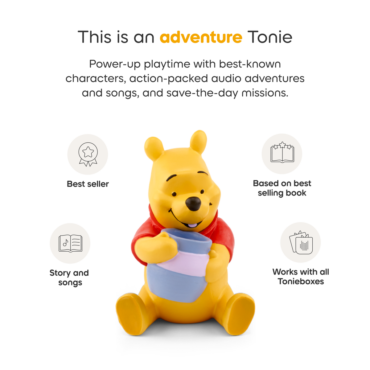 Tonies - Disney Winnie the Pooh Tonie - Electronics