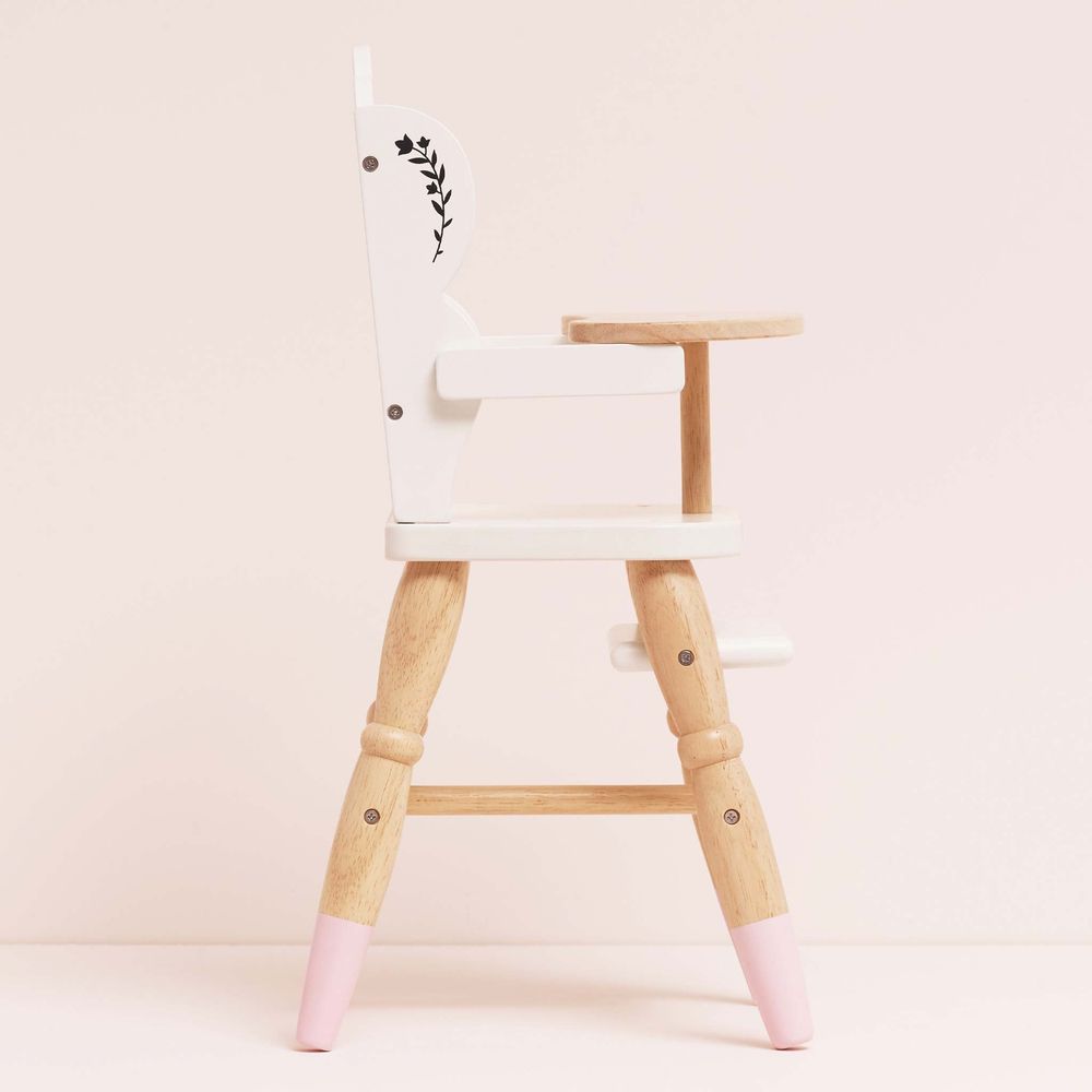 Le Toy Van - Doll Wooden High Chair - Preschool
