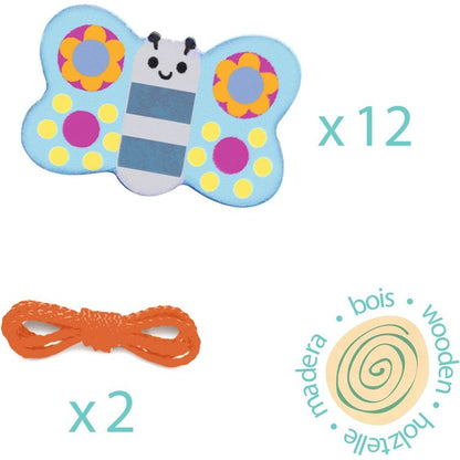 Djeco - EL: FilaMum Threading Activity Toy - Preschool