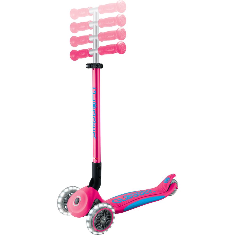 Globber - Elite Lights Scooter - Fuchsia - Outdoor