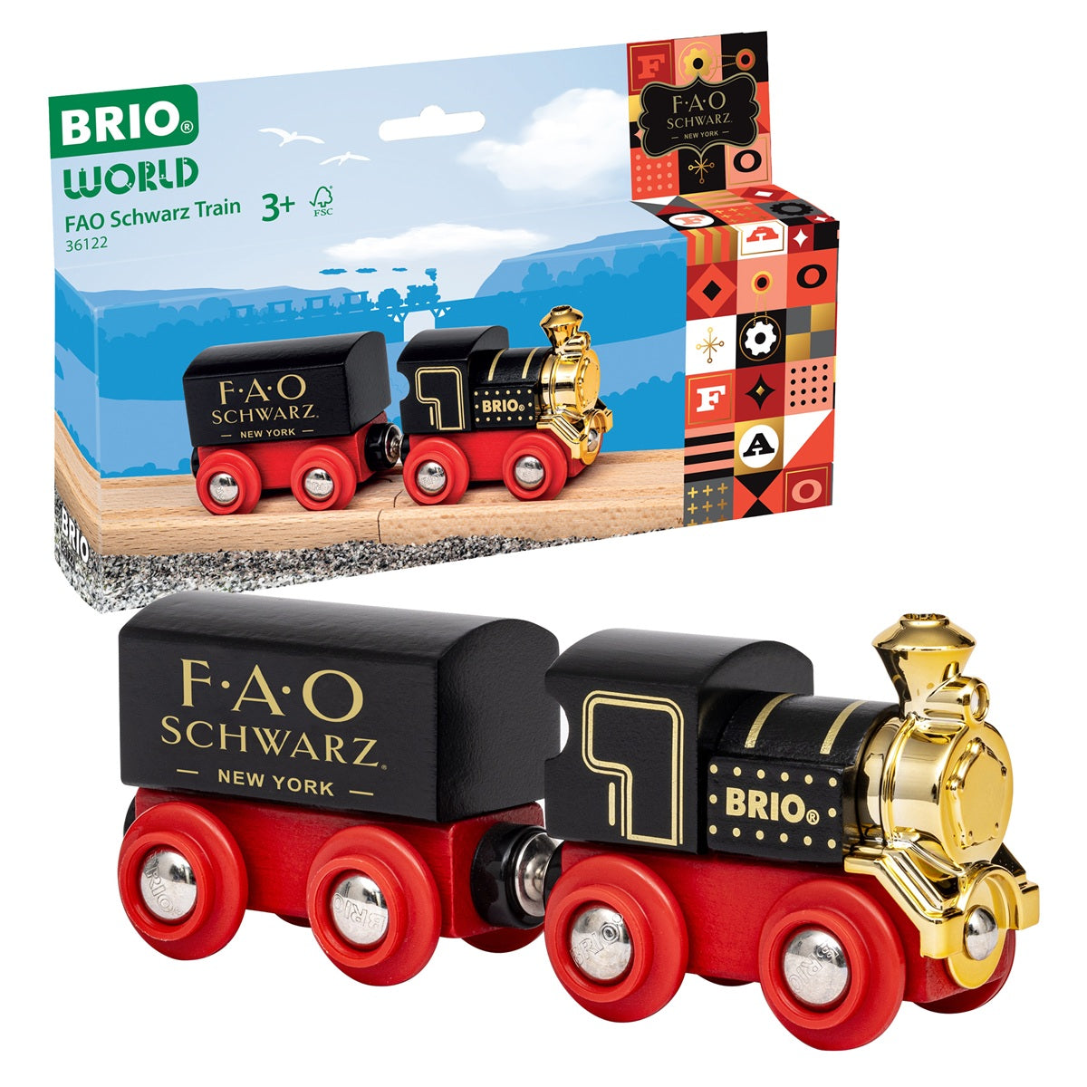 Brio - Exclusive FAO Schwarz Train - Preschool