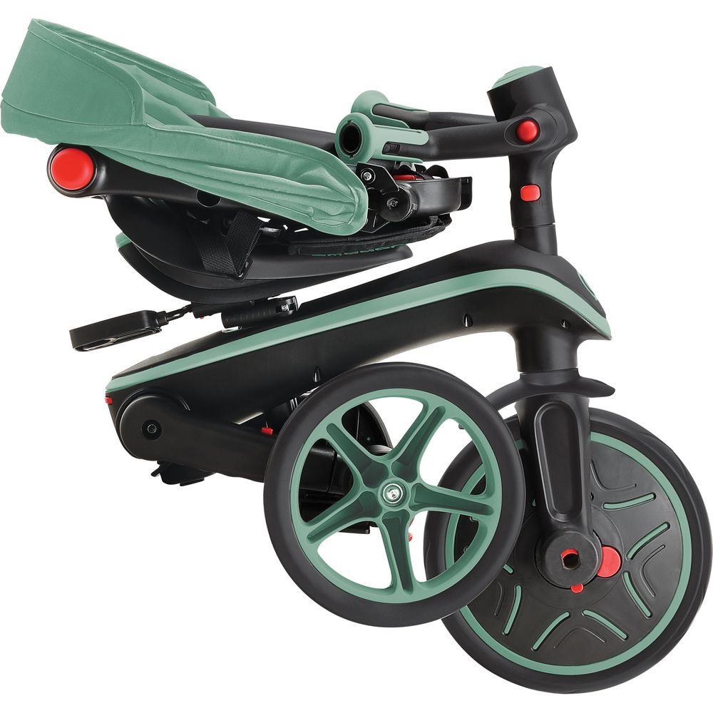 Globber - Explorer Foldable Trike 4 in 1 - Olive - Outdoor