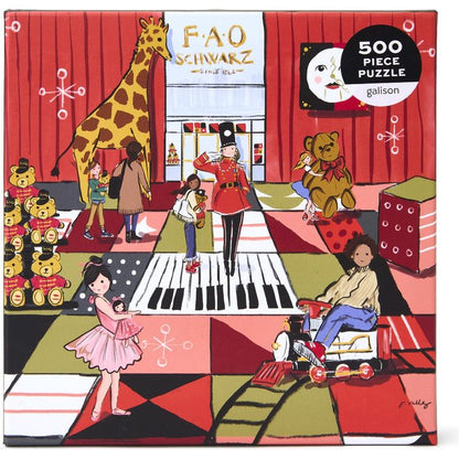 FAO Schwarz - FAO Schwarz Twinkling Toyland 500 Piece Puzzle - Souvenirs