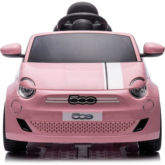 Best Ride on Cars - Fiat 500 12V Ride On Car - Pink - Outdoor