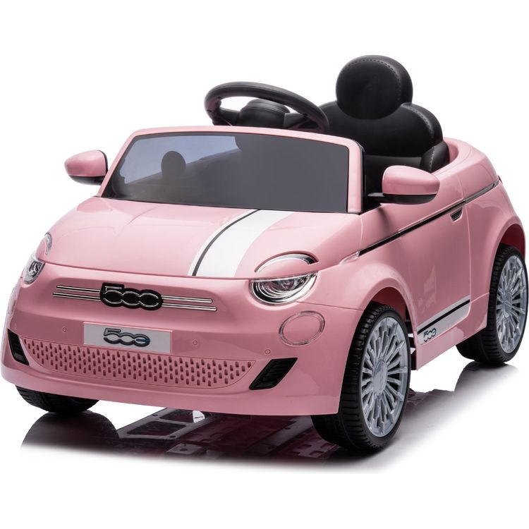 Best Ride on Cars - Fiat 500 12V Ride On Car - Pink - Outdoor