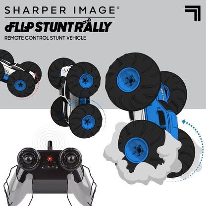 Sharper Image - Flip Stunt Rally Remote Control Stunt Vehicle - Vehicles
