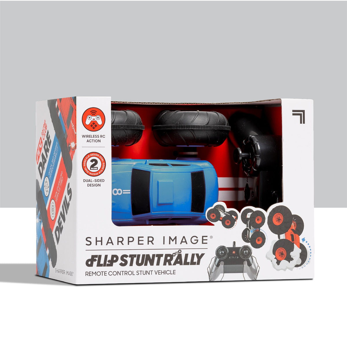 Sharper Image - Flip Stunt Rally Remote Control Stunt Vehicle - Vehicles