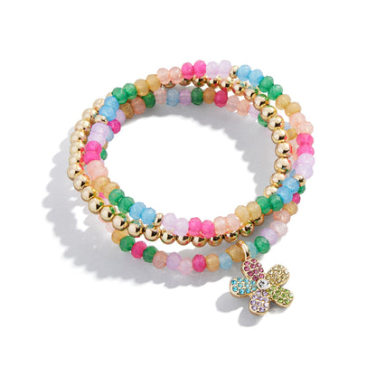Minibar by BaubleBar - Flower Bracelet Set of 3 - Trend Accessories