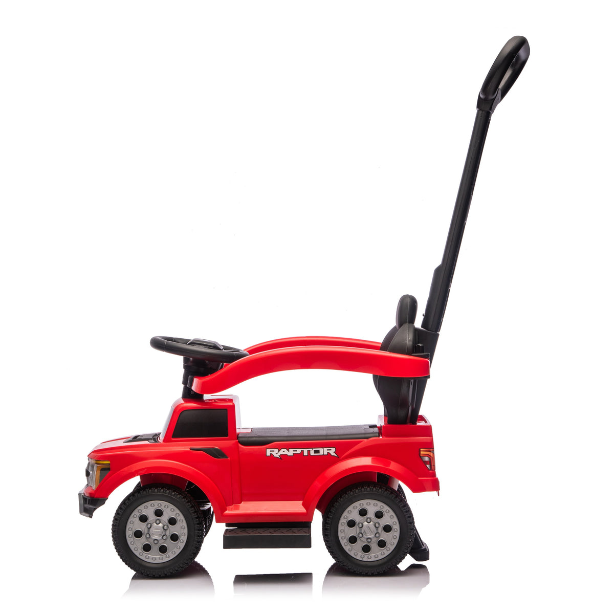 Freddo - Ford Raptor 3-in-1 Push Ride On Toy Car - Red - Outdoor