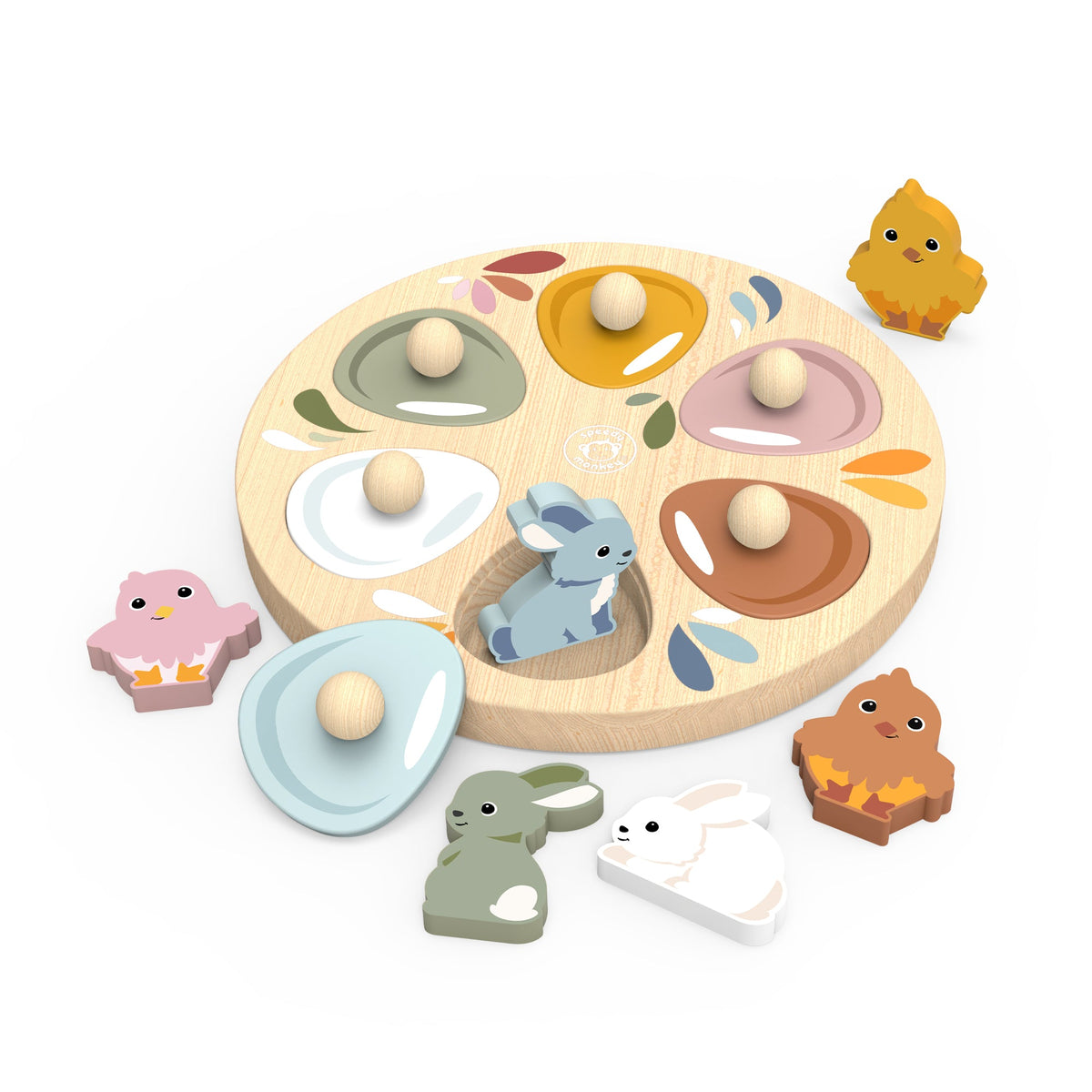 Speedy Monkey - Garden Surprise Puzzle - Puzzles
