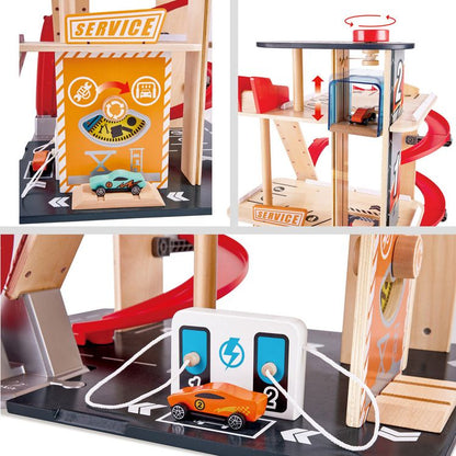 Hape - Gearhead Stunt Garage - Preschool