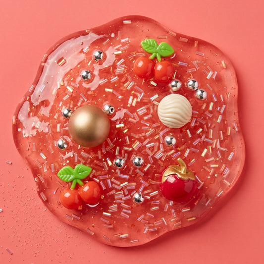 FAO Schwarz - Gelato Swirl Slime – Cherry Bliss Clear Bingsu Slime - Creativity