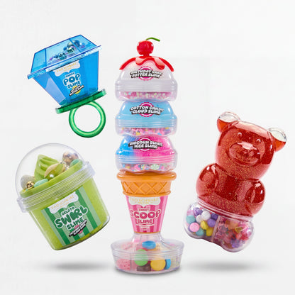 FAO Schwarz - Gelato Swirl Slime – Pistachio Crunch Cloud Slime - Creativity