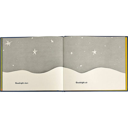 Graphic Image - "Goodnight Moon" Book in Blue Bonded Leather - Books
