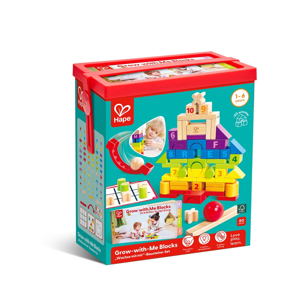 Hape - Grow-with-me Blocks - Preschool