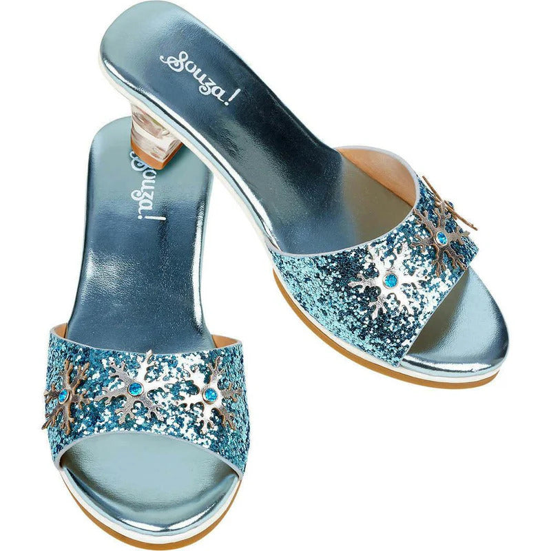 Souza - High-Heel Ice Queen Slipper (Blue) - Size 10-11 - Dress up