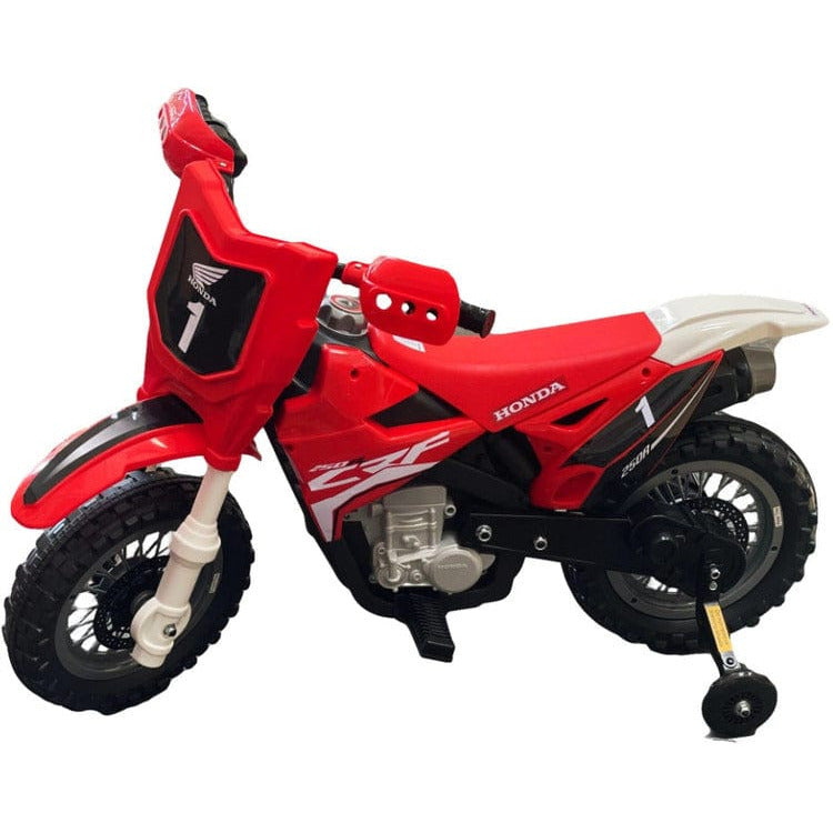 Best Ride on Cars - Honda CRF250R Dirt Bike 6V Red - Outdoor