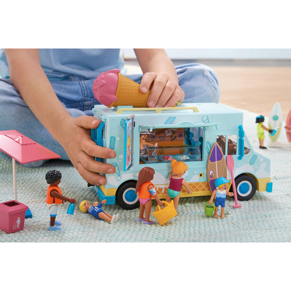 Playmobil - Ice Cream Truck with Surf Shop Playset - Preschool