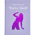 Graphic Image - "Icons of Style: Taylor Swift" Book in Lilac Bonded Leather - Books