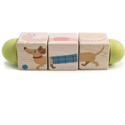 Tender Leaf Toys - Infant Blocks Collection of Wood Toys - Preschool