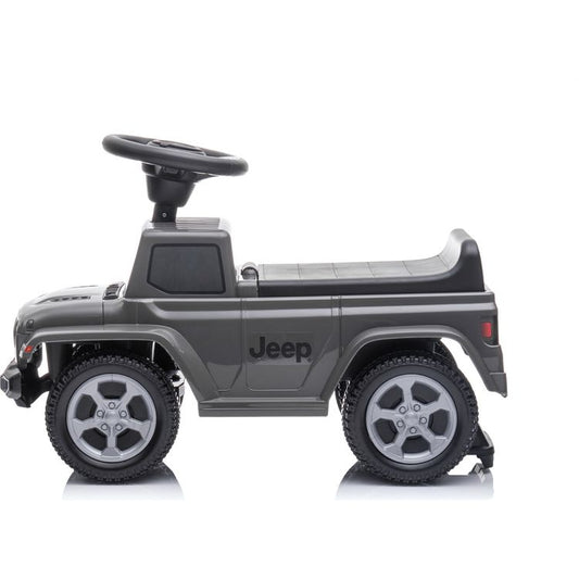 Freddo - Jeep Rubicon Foot to Floor Ride On - Grey - Outdoor