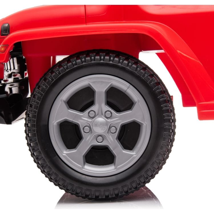 Freddo - Jeep Rubicon Foot to Floor Ride On - Red - Outdoor