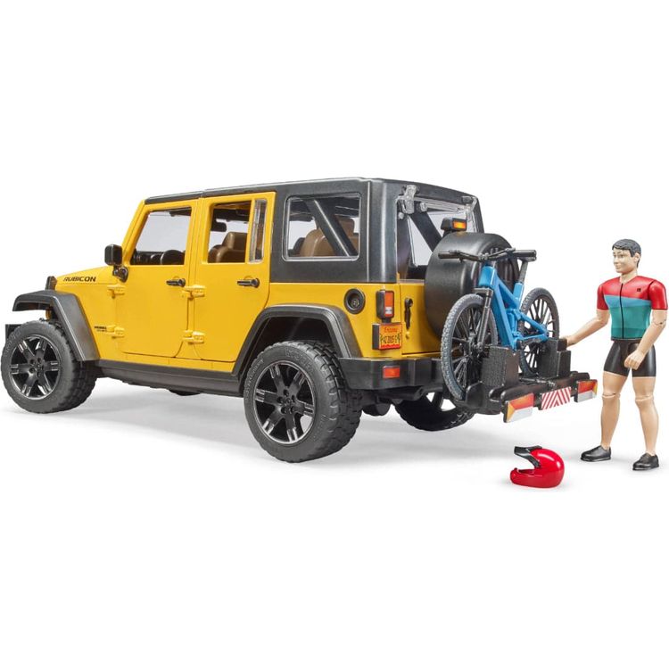 Bruder - Jeep Wrangler Rubicon with Mountain Bike & Figurine - Vehicles