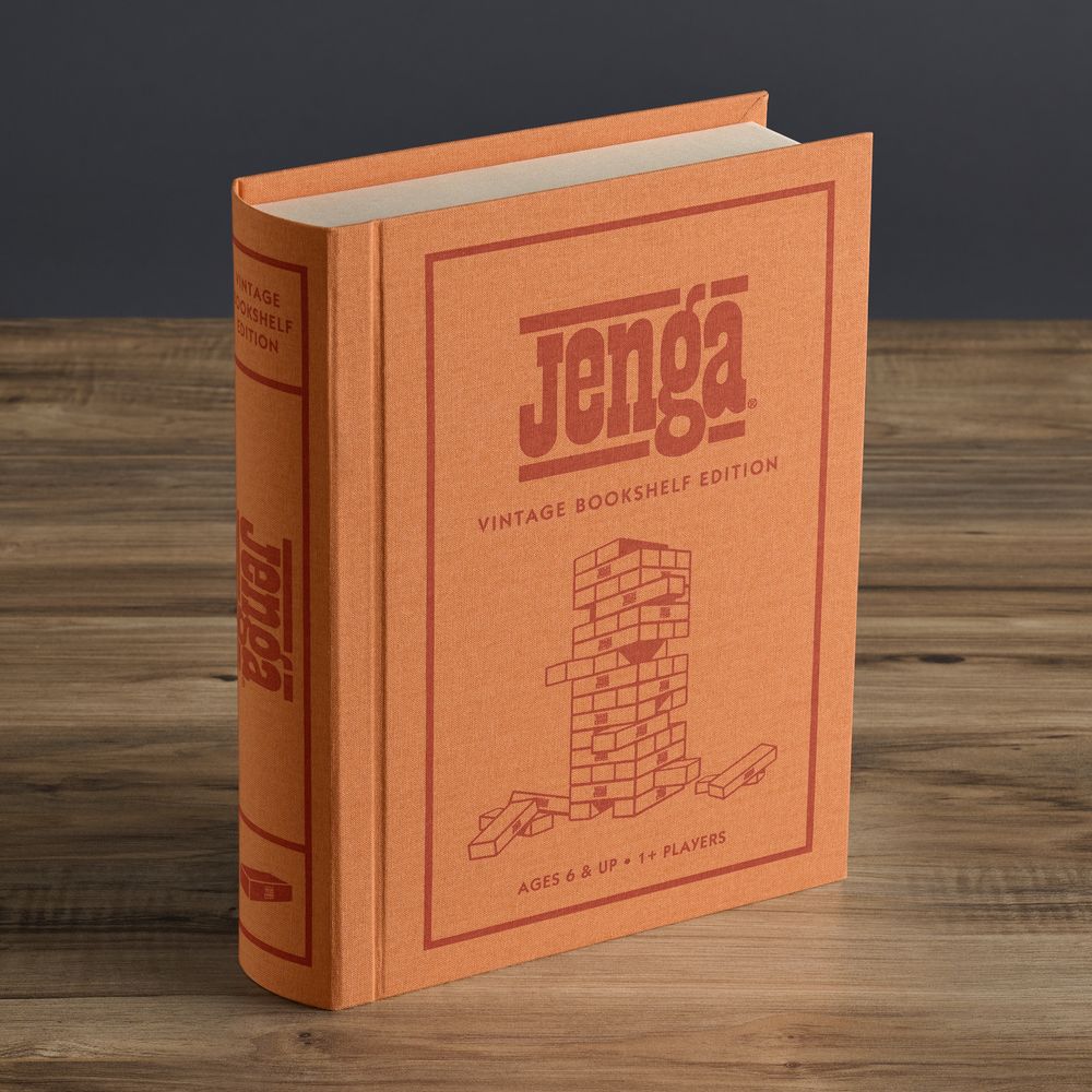 WS Game Company - Jenga Vintage Bookshelf Edition - Games