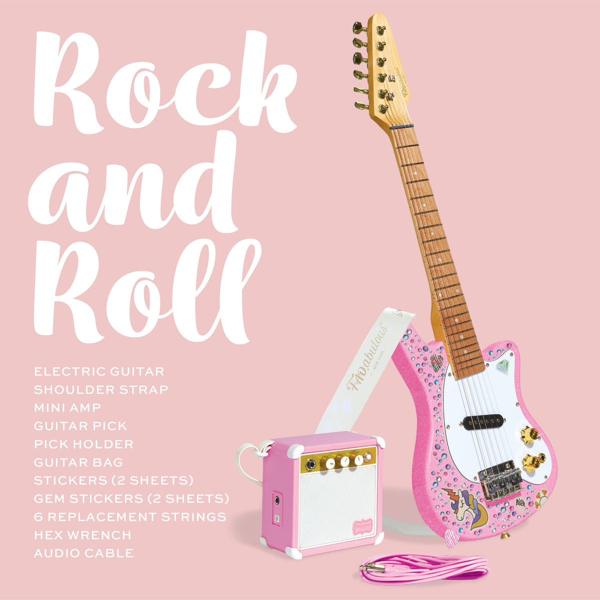 FAO Schwarz - Kids Electric Guitar and Amp - Music