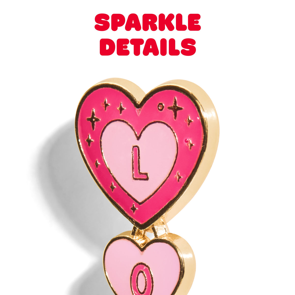 FAO Schwarz - LOVE Stack Enamel Pin - Collectibles