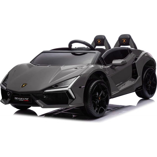 Freddo - Lamborghini Revuelto 24V 2 -Seater Ride on Car- Black - Outdoor