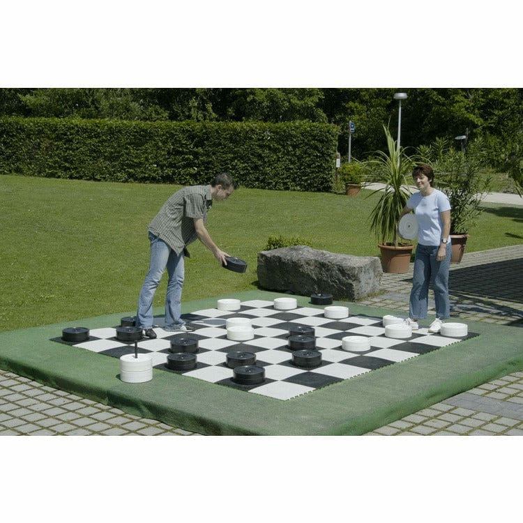 rolly® - Large Checker Set With Board - Games